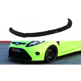 Накладка сплиттер на передний бампер на Ford Fiesta MK7 RS Look